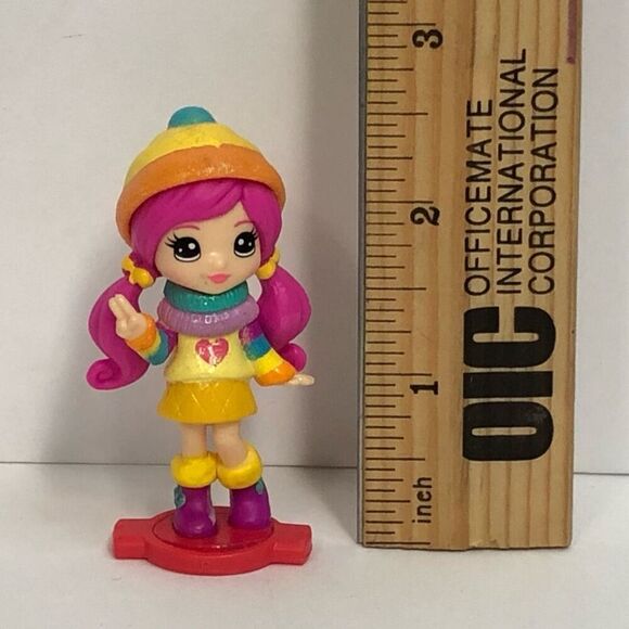 spin master party popteenies replacement action figure hat pigtails rainbow - Picture 2 of 6